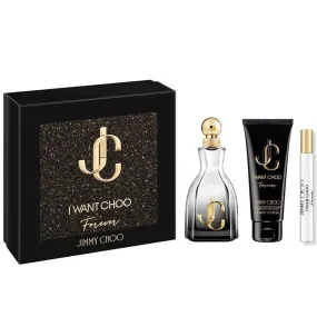 Jimmy Choo I Want Choo Forever 3.4 oz EDP Spray 100 ml 3PC. Gift Set