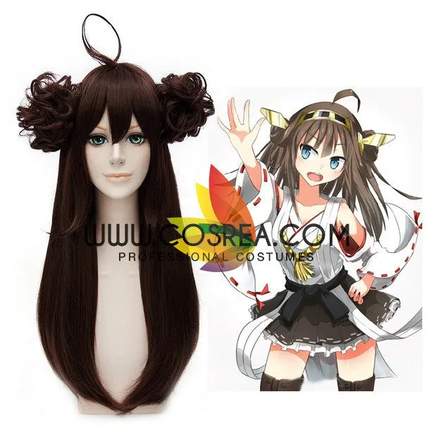 Kancolle Kongou Cosplay Wig