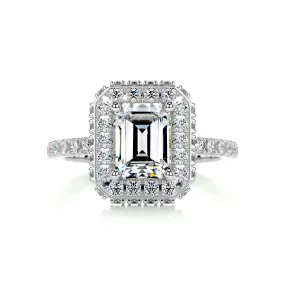 Lana Moissanite & Diamonds Ring -Platinum