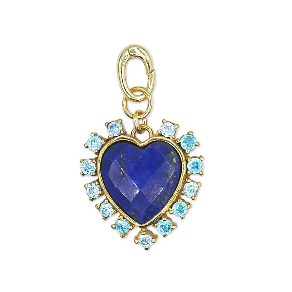 Lapis Heart Pendant