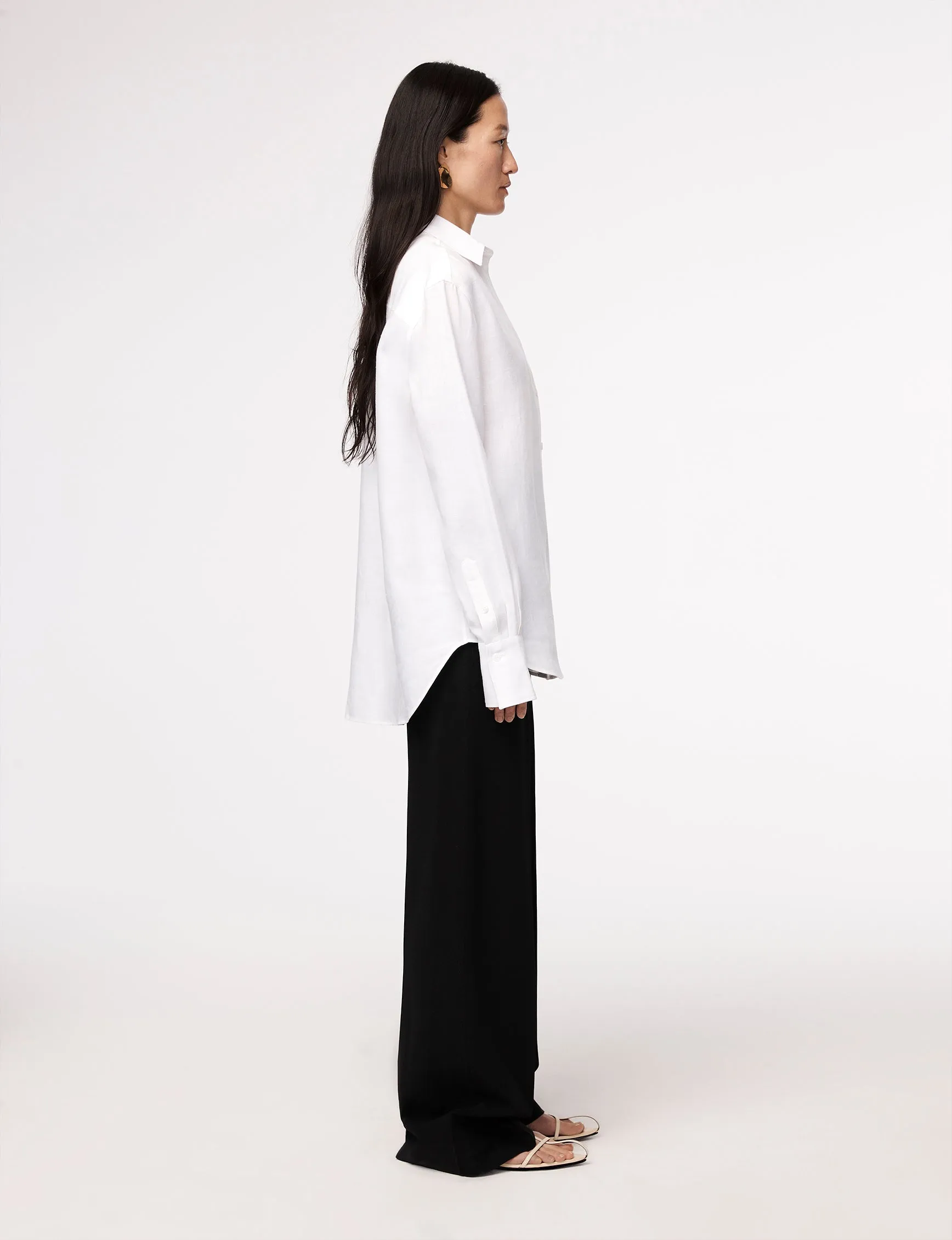 Linen Oversized Men's Shirt