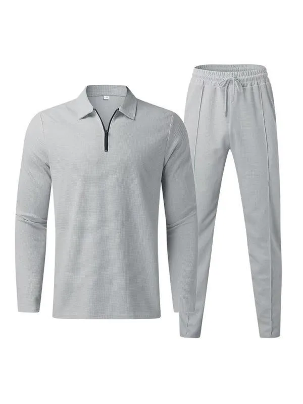 Loose Thin Pants Men Tracksuit Set