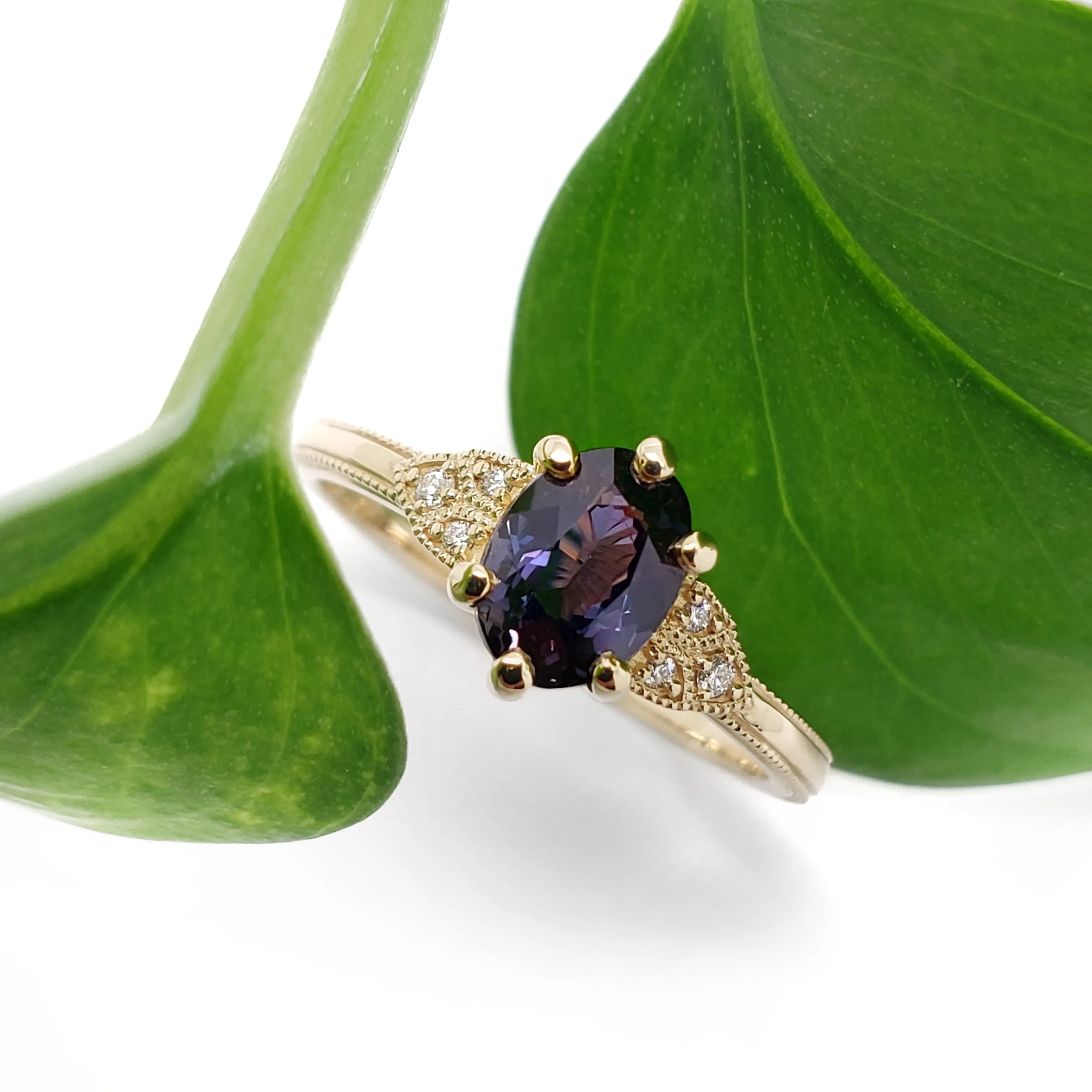 Lucia Yellow | Purple Sapphire