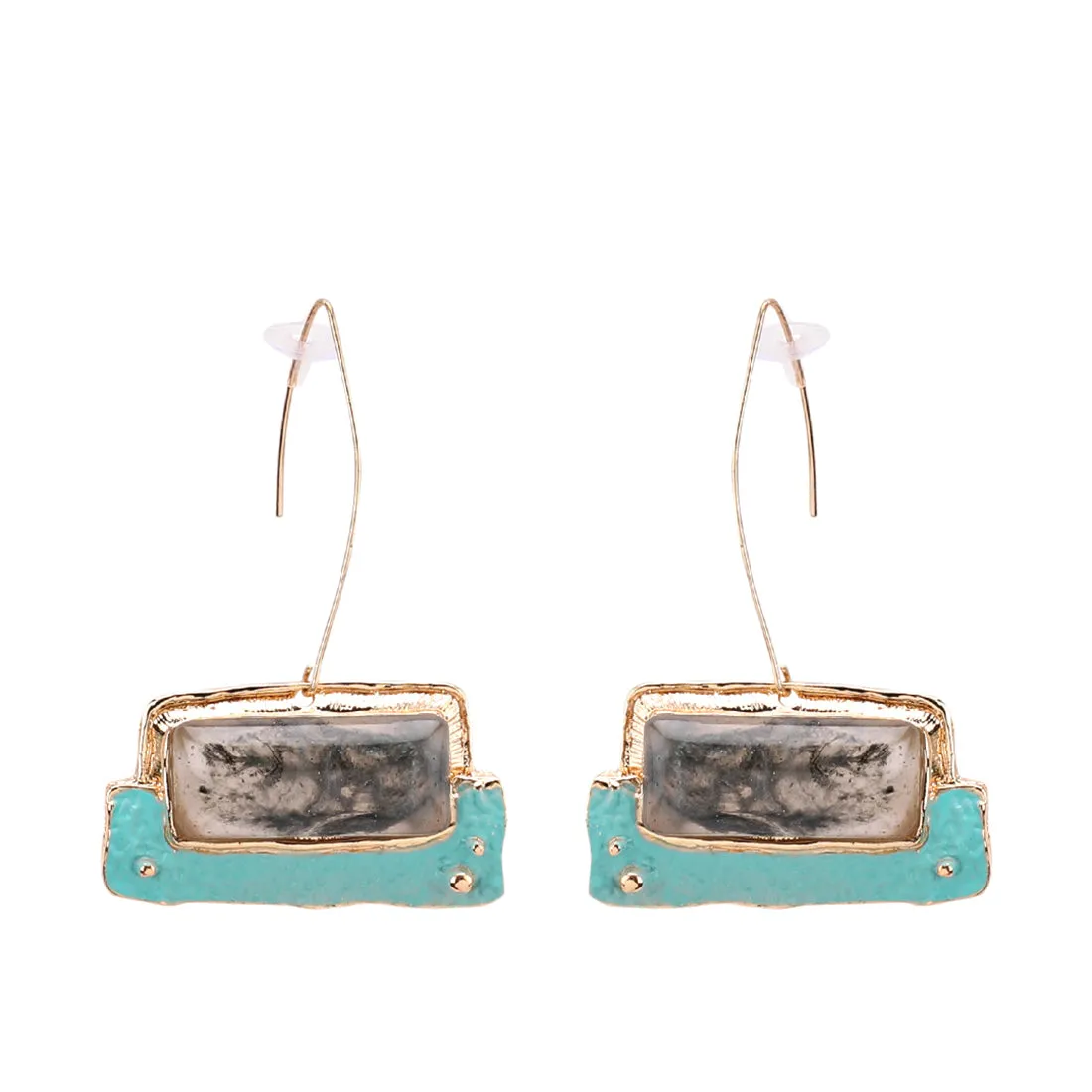 Marble Dangler Earring