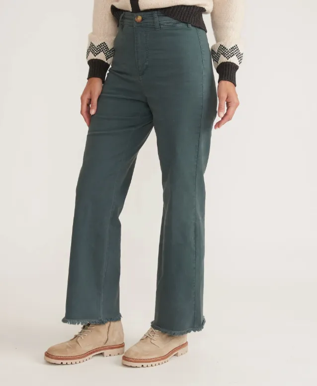 MARINE LAYER BRIDGET FULL LENGTH RAW EDGE PANT