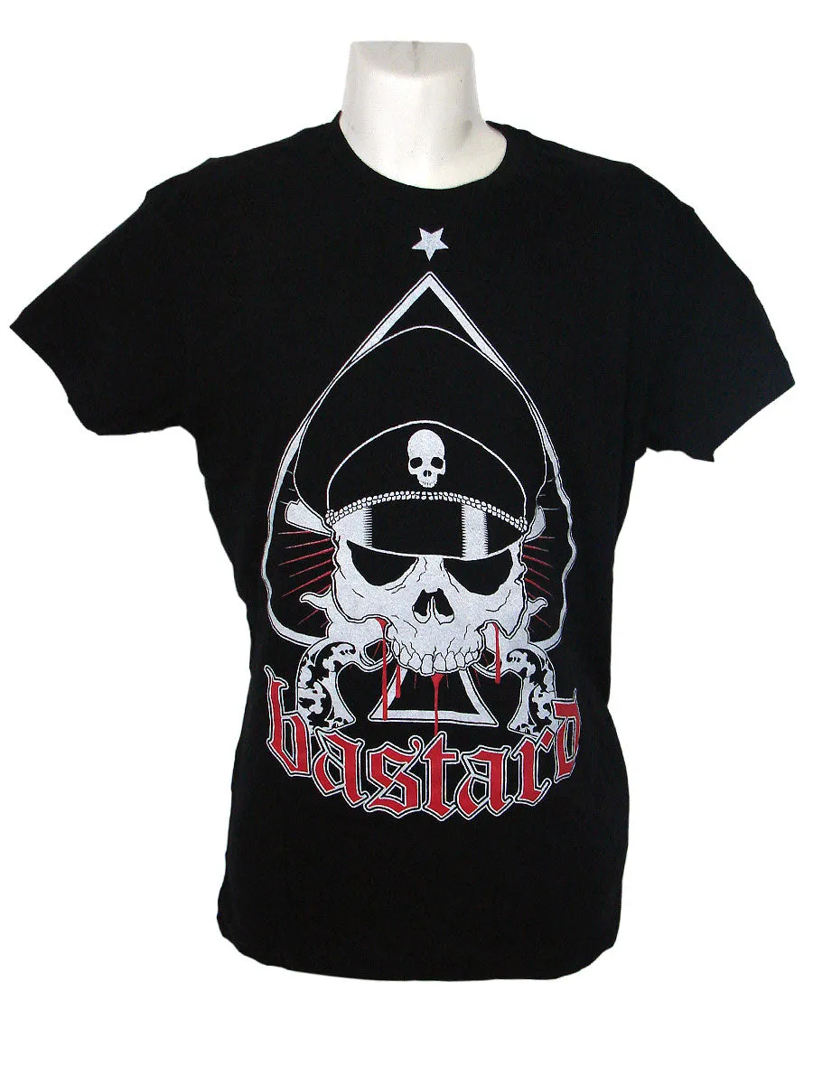 Men's Black T-Shirt Bastard