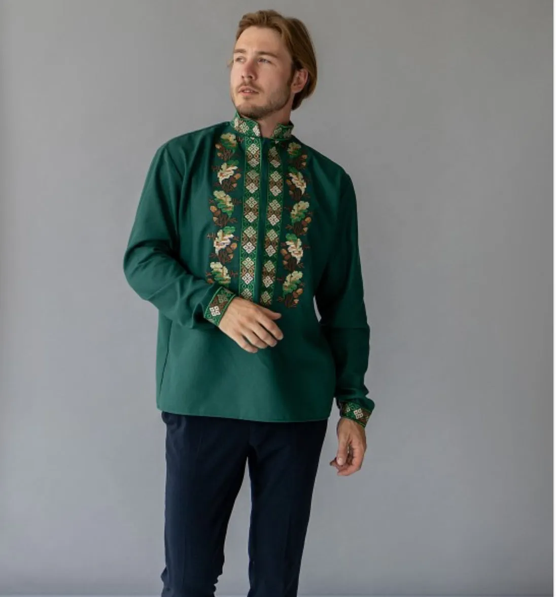 Men's Embroidered Shirt Kyrylo