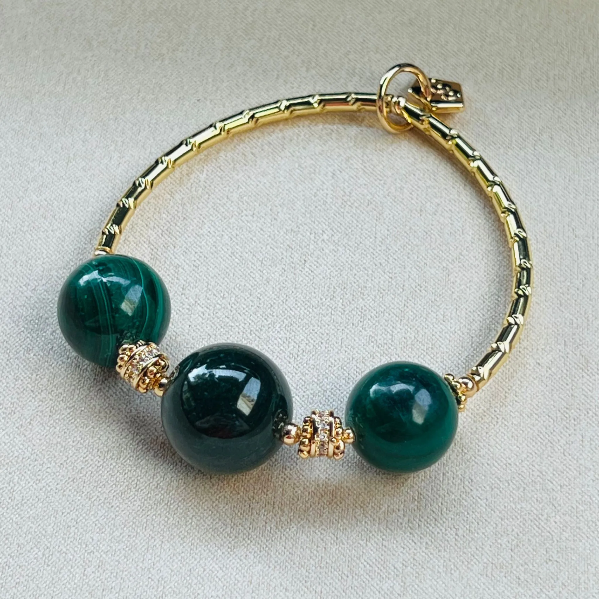 Merry Malachite & Jade Diadem Bracelet