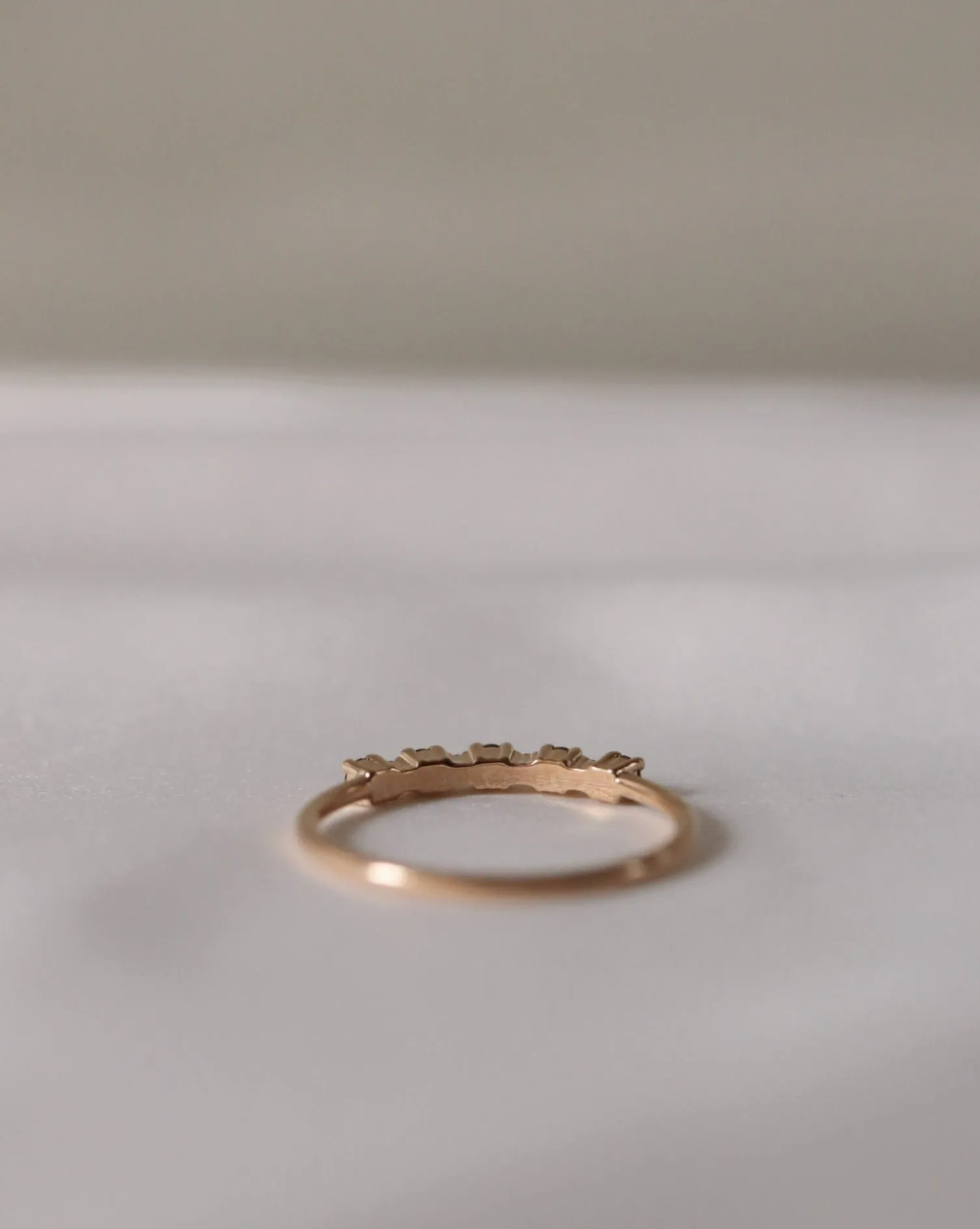 Mini Brigitte Ring with Champagne Diamonds