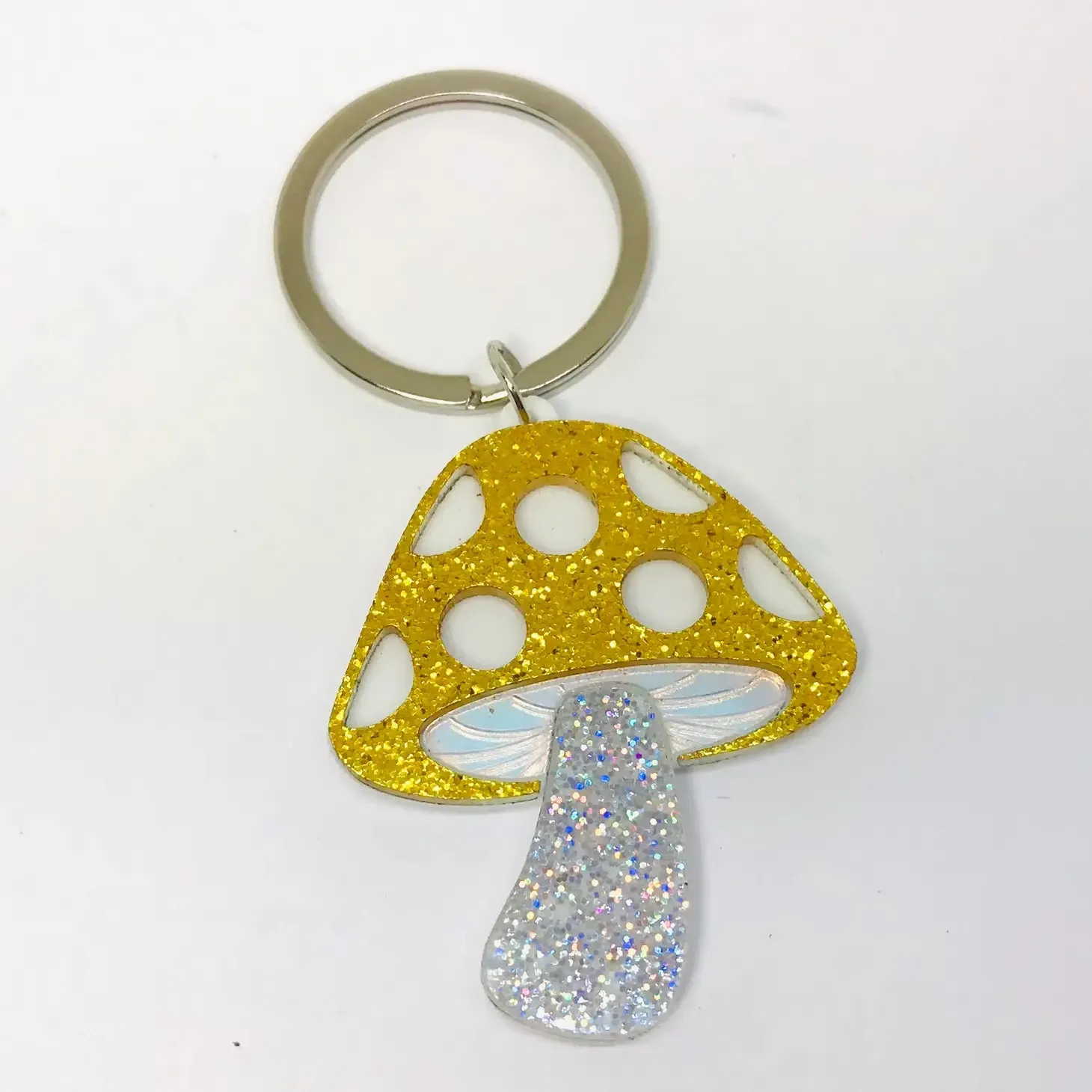 Mushroom key chain