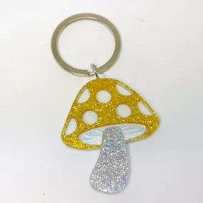 Mushroom key chain