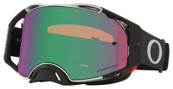 Oakley Airbrake MX Tuff Blocks Gunmetal Black Prizm Mx Jade Iridium Goggle / Ref: OO7046-C1