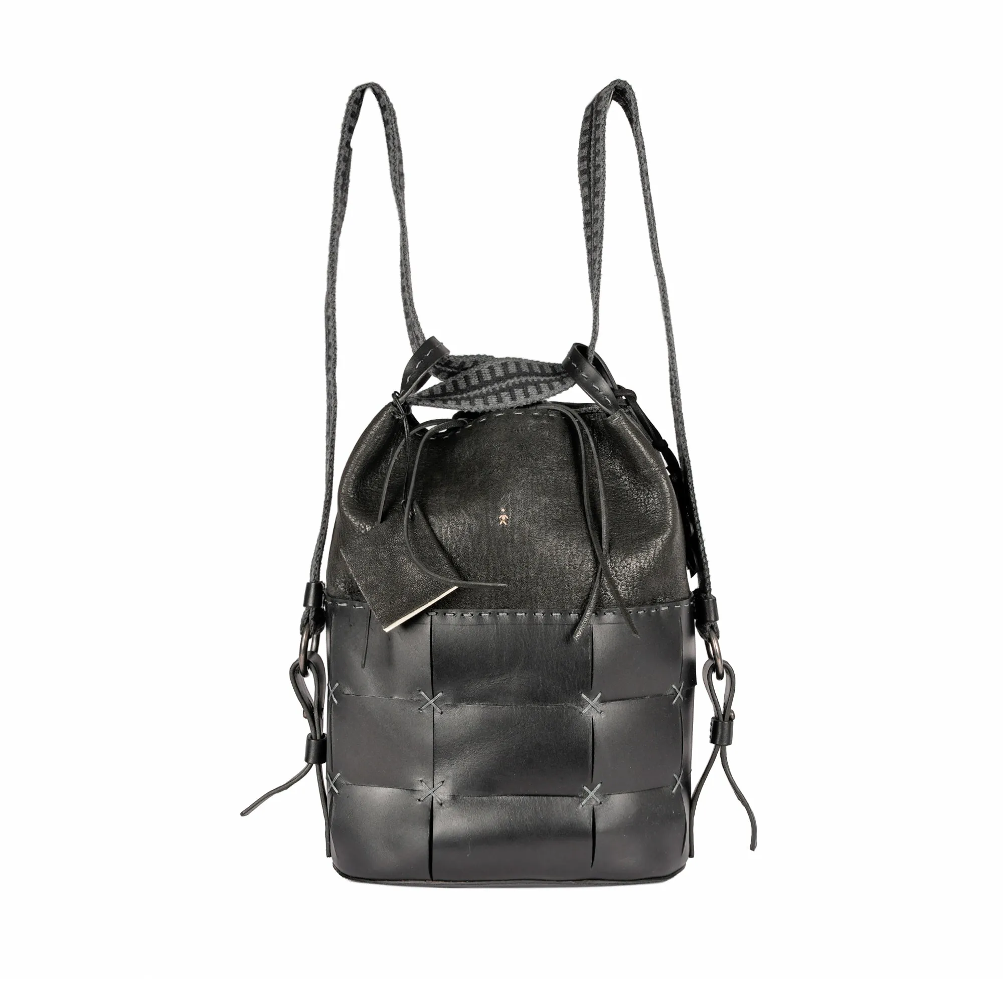 Olimpia Backpack Mosaico M Vegetal Wash Black