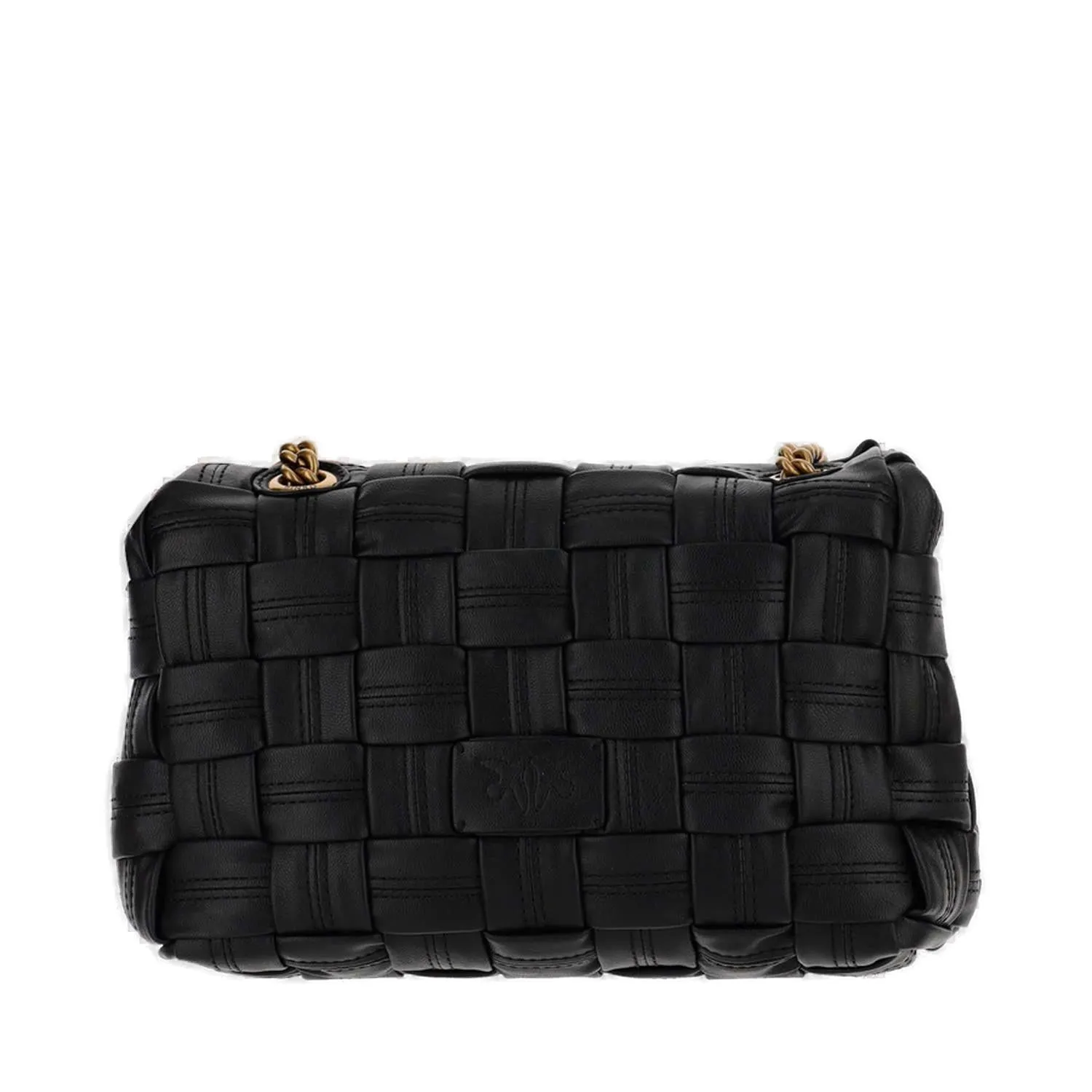 Pinko Love Puff Weave Mini Shoulder Bag