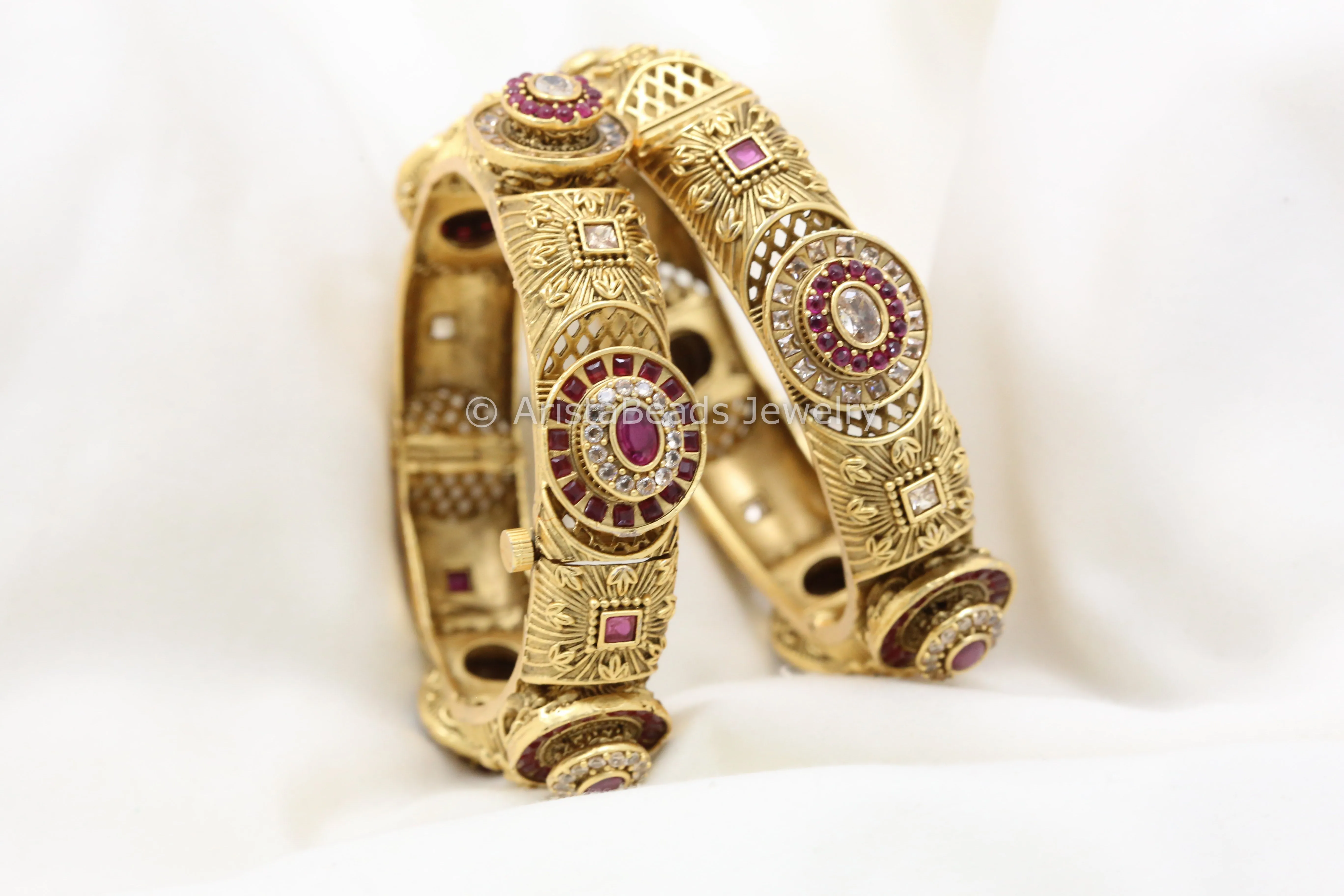 Polki Pacheli Bangles