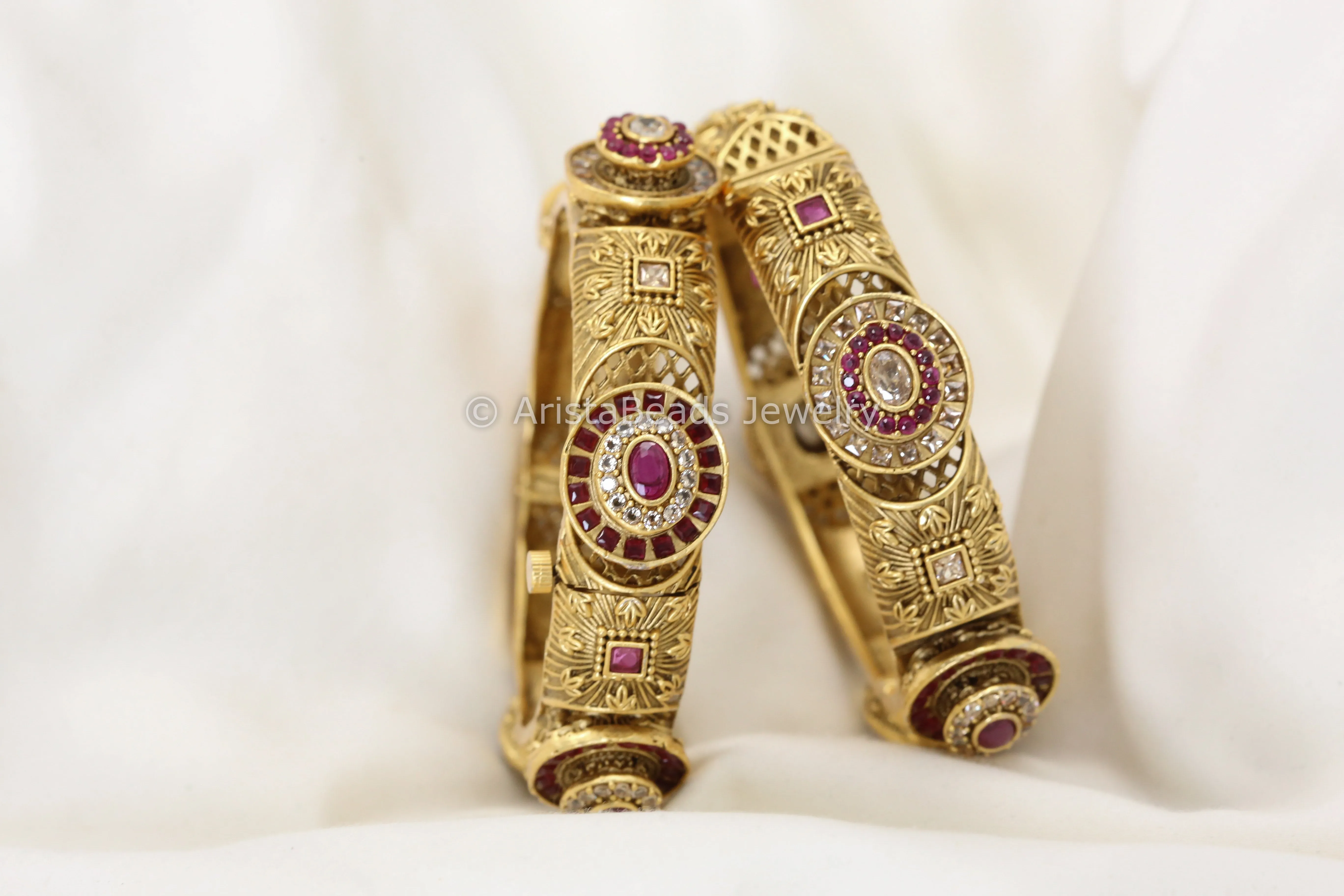 Polki Pacheli Bangles