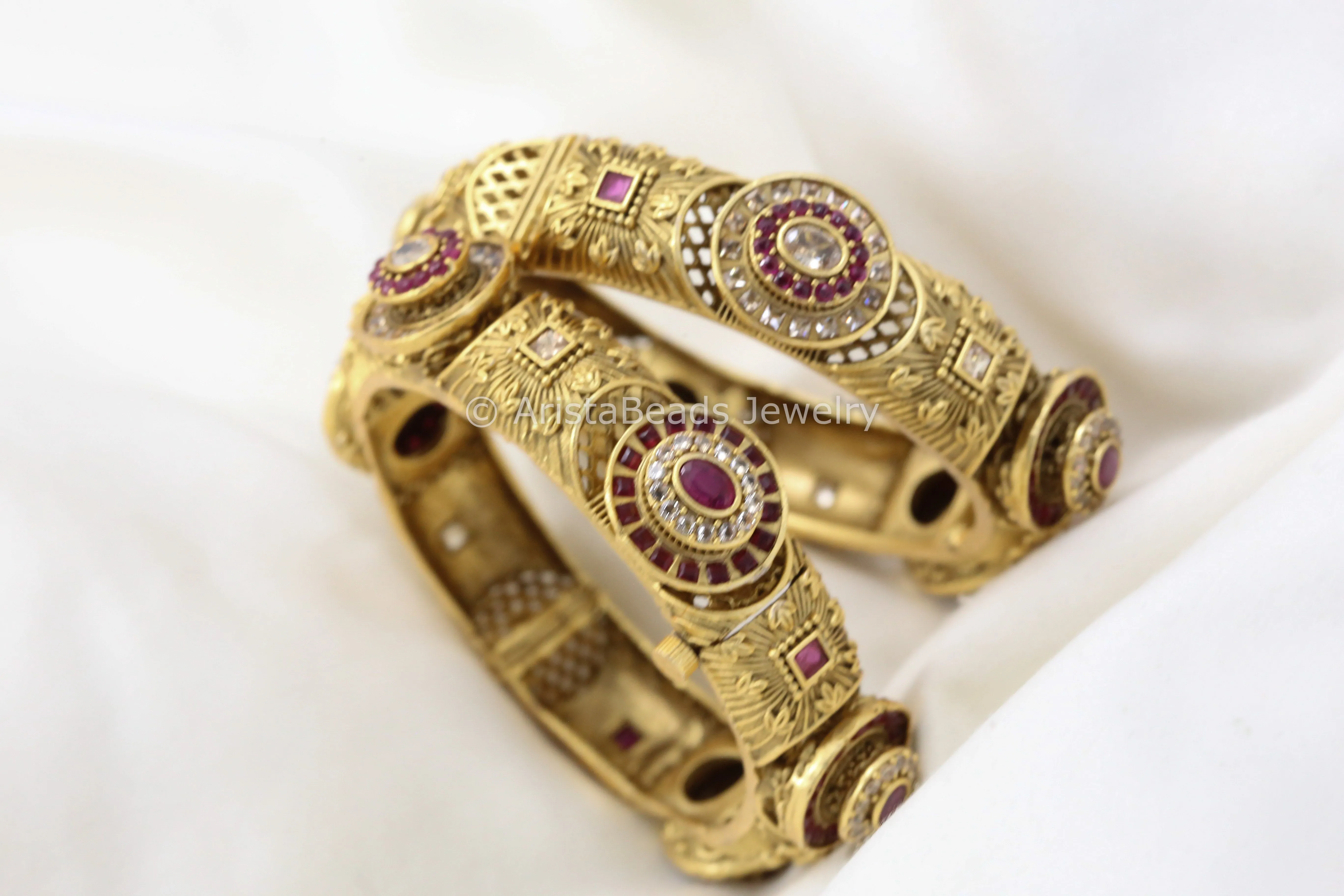 Polki Pacheli Bangles