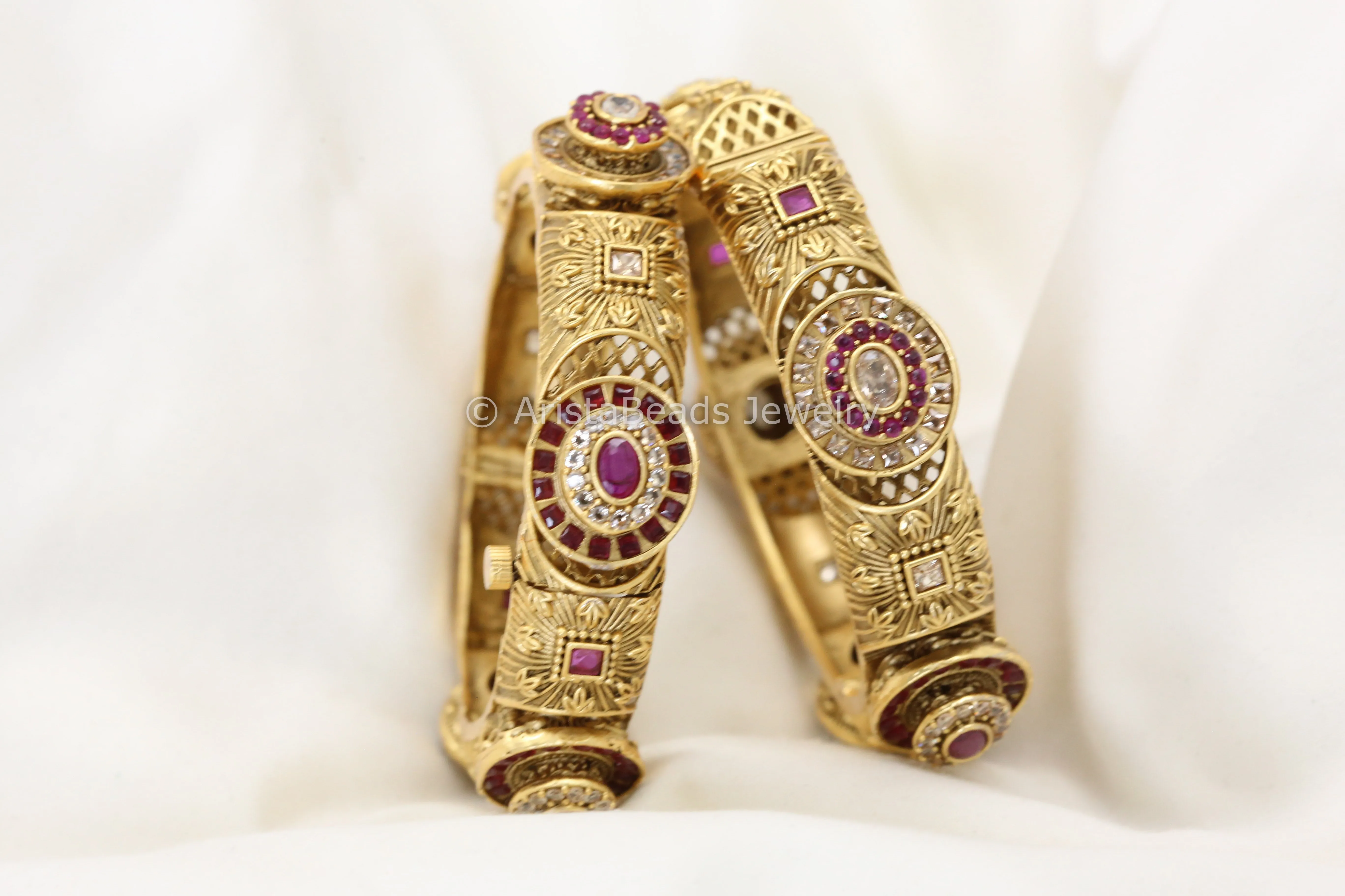 Polki Pacheli Bangles