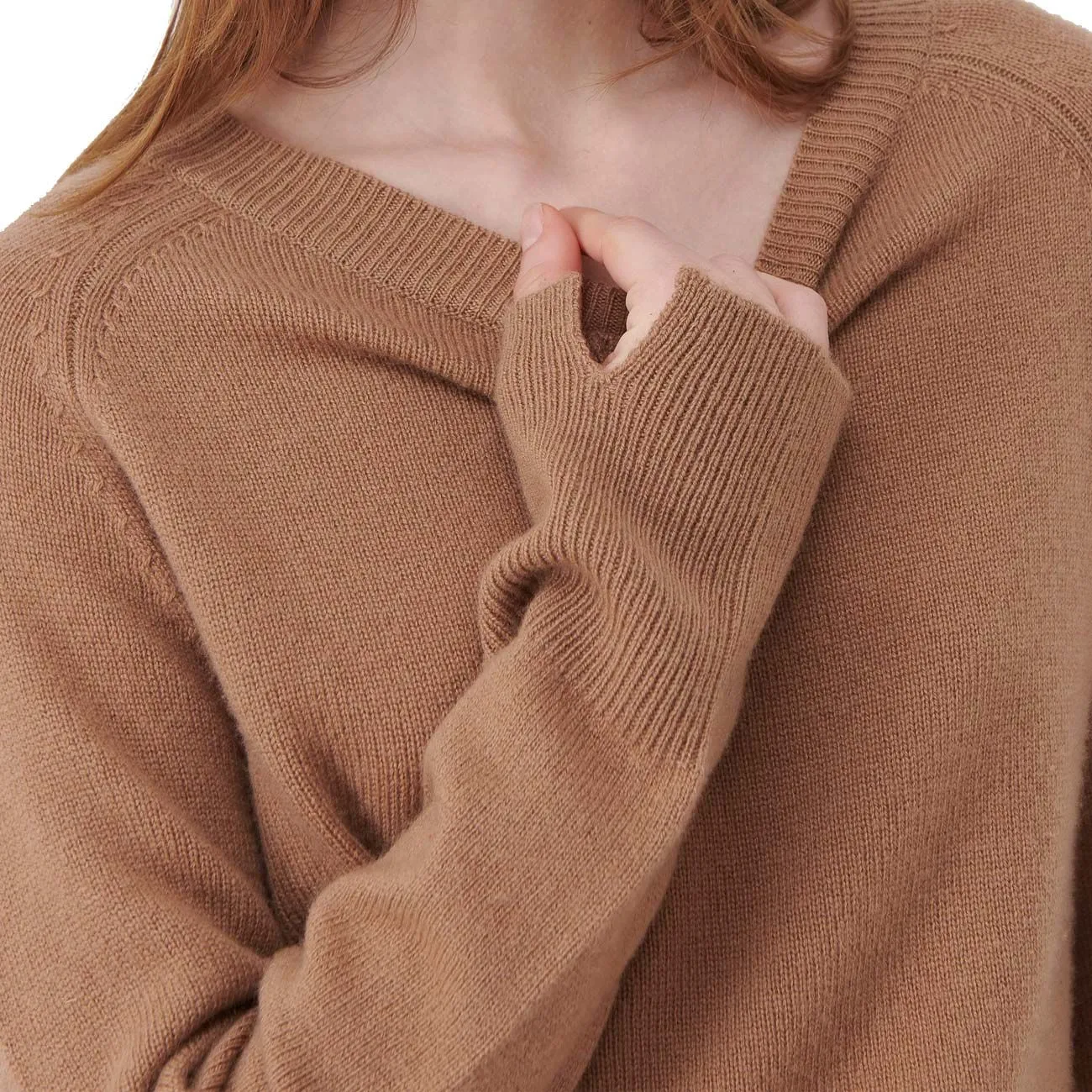 PULLOVER ANSIA Donna Camel