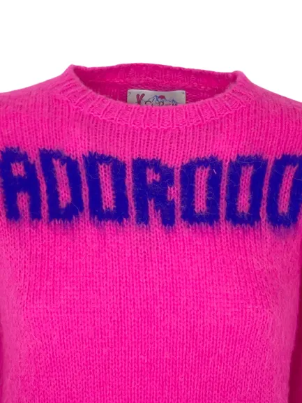 PULLOVER DONNA FUCSIA ADORO