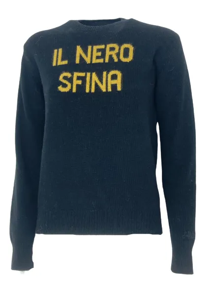 PULLOVER DONNA IL NERO SFINA