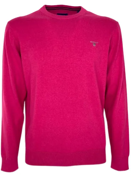 PULLOVER UOMO FUCSIA GIROCOLLO