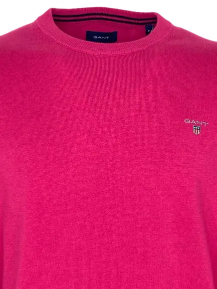 PULLOVER UOMO FUCSIA GIROCOLLO