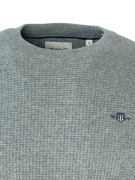 PULLOVER UOMO GRIGIO GIROCOLLO