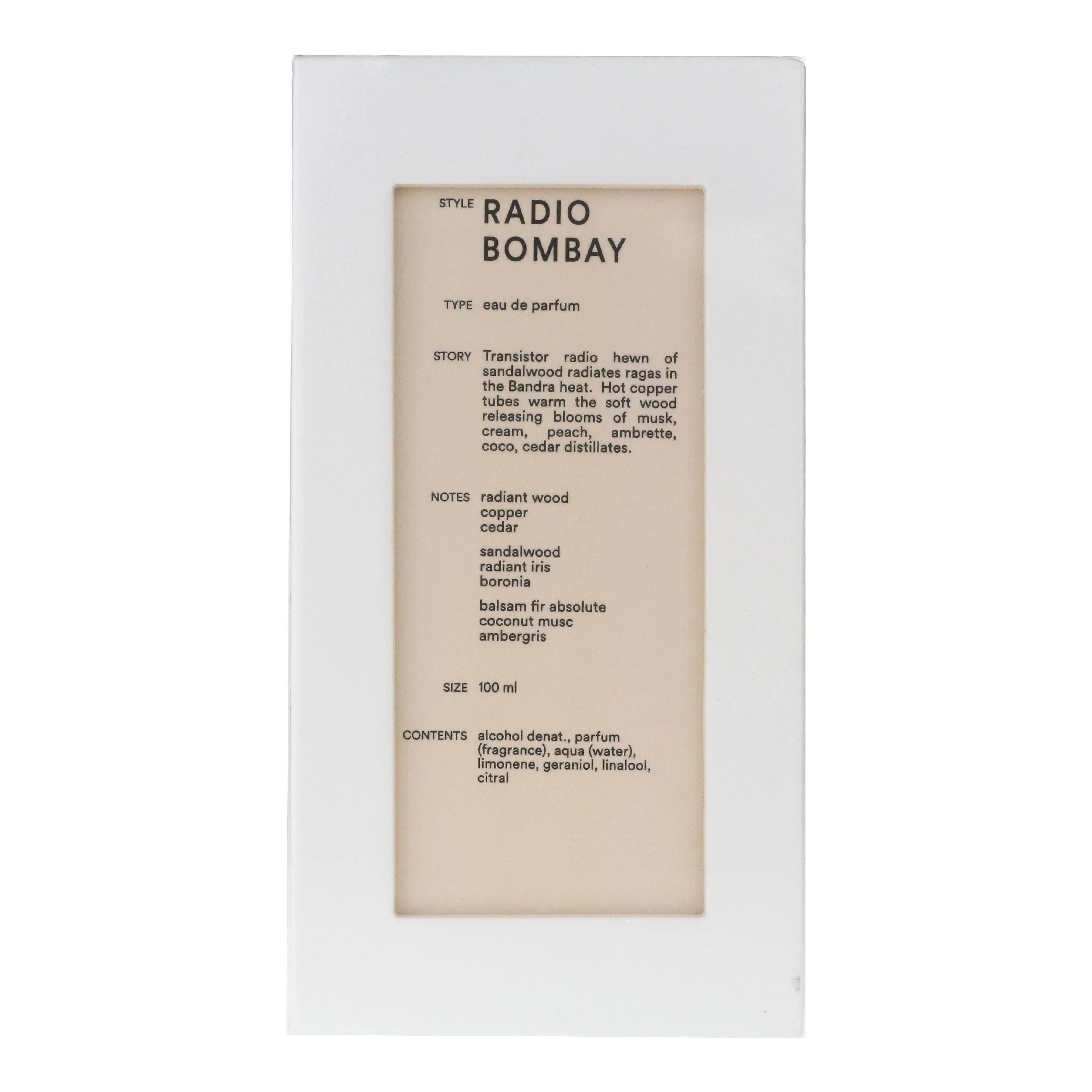 Radio Bombay Perfume