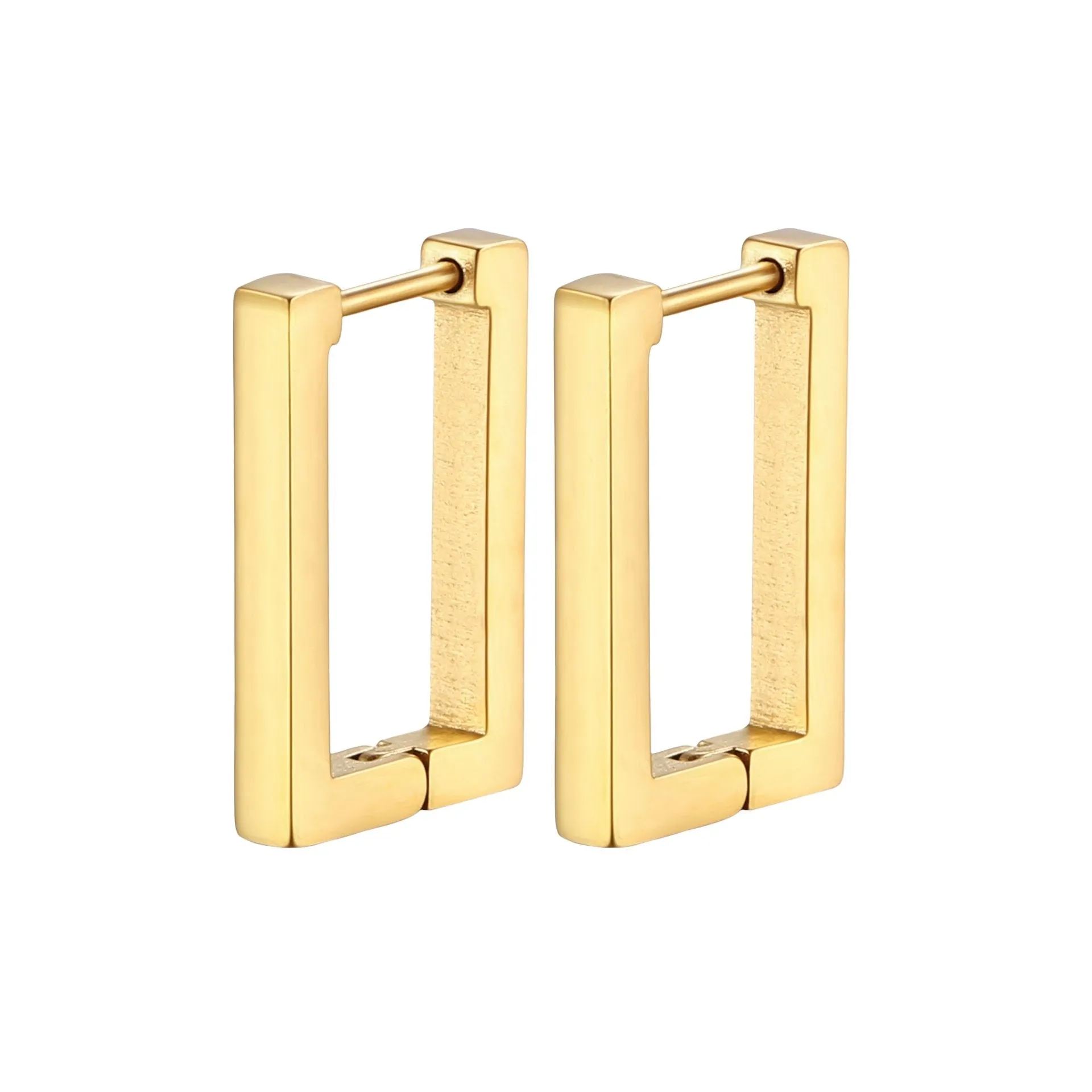 Rectangular Hoop Earring