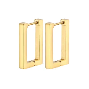 Rectangular Hoop Earring