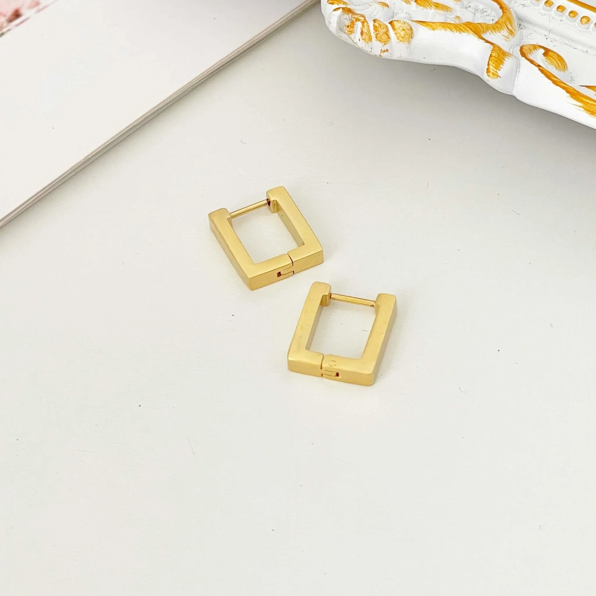 Rectangular Hoop Earring