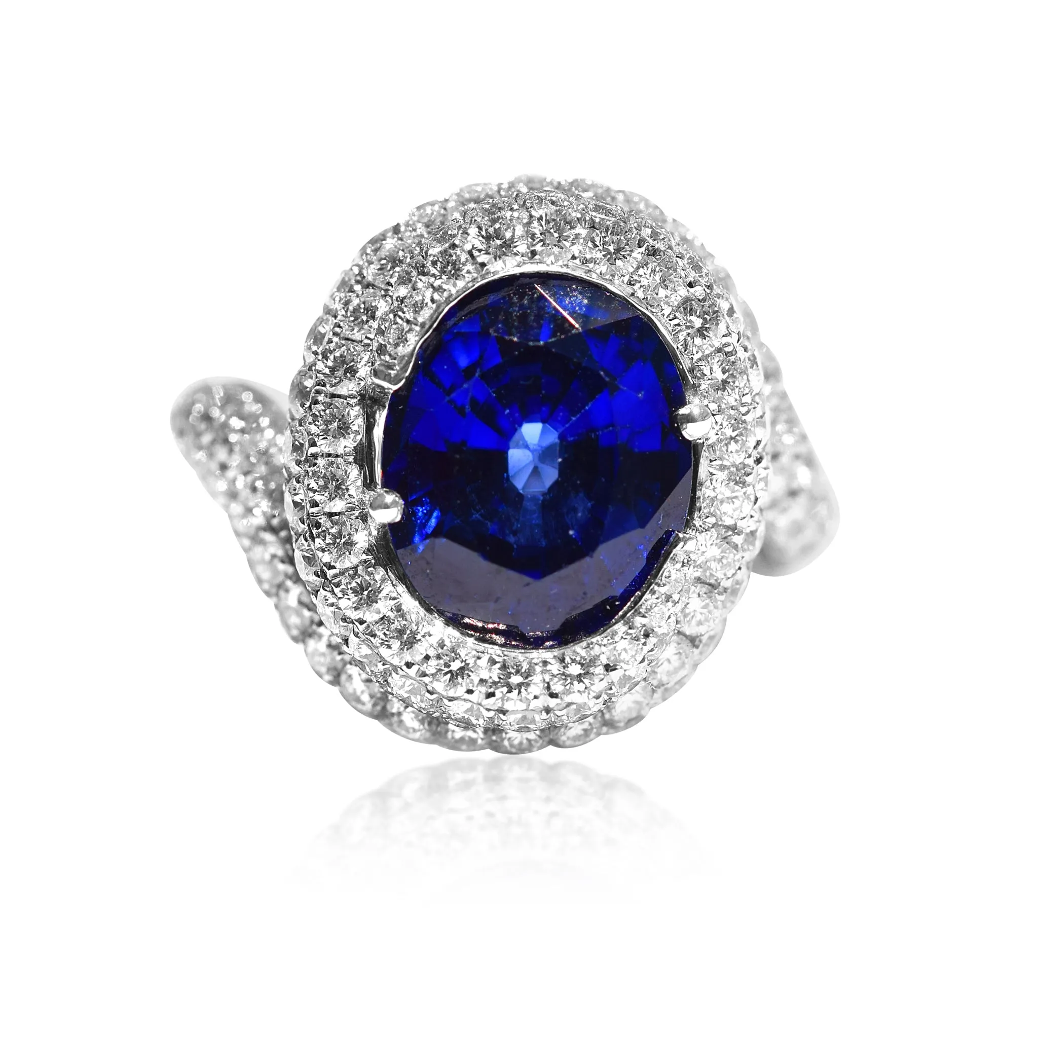 Sapphire Diamond Ring