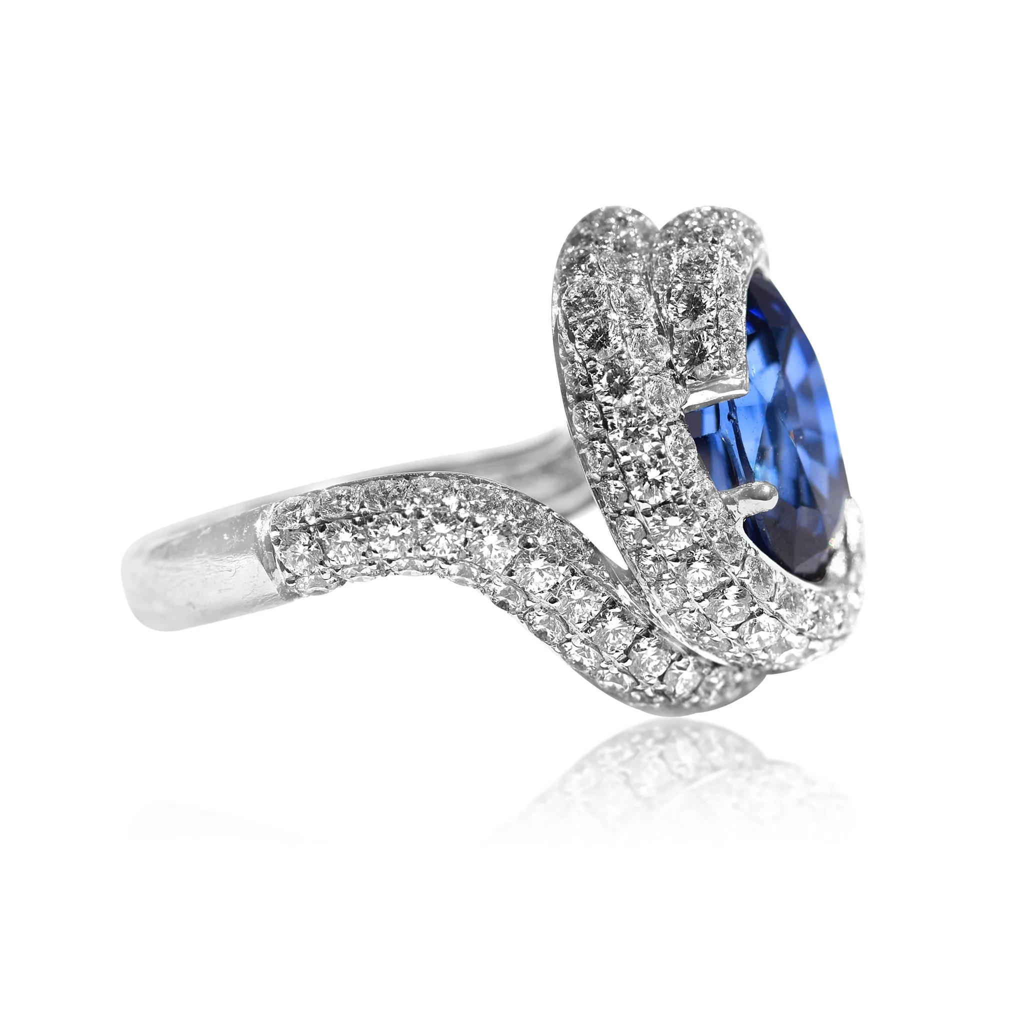 Sapphire Diamond Ring