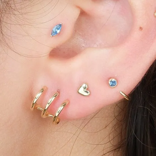 Sapphire Ear Cuff