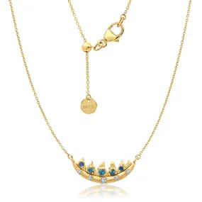 Sapphire Sunray Necklace