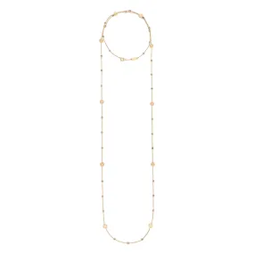 Signature Gem Necklace, Diamonds, Long