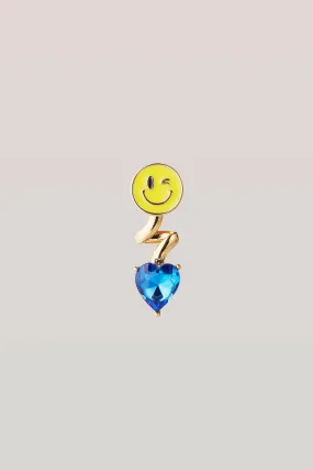 Smiley Heart Earring