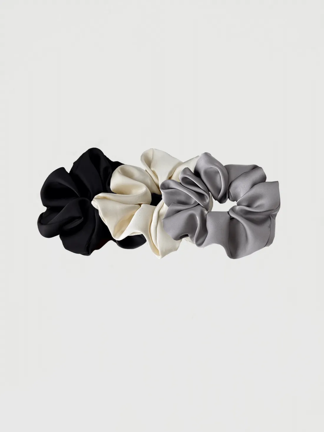 Soft Silk Satin Hair Tie 3 Pack