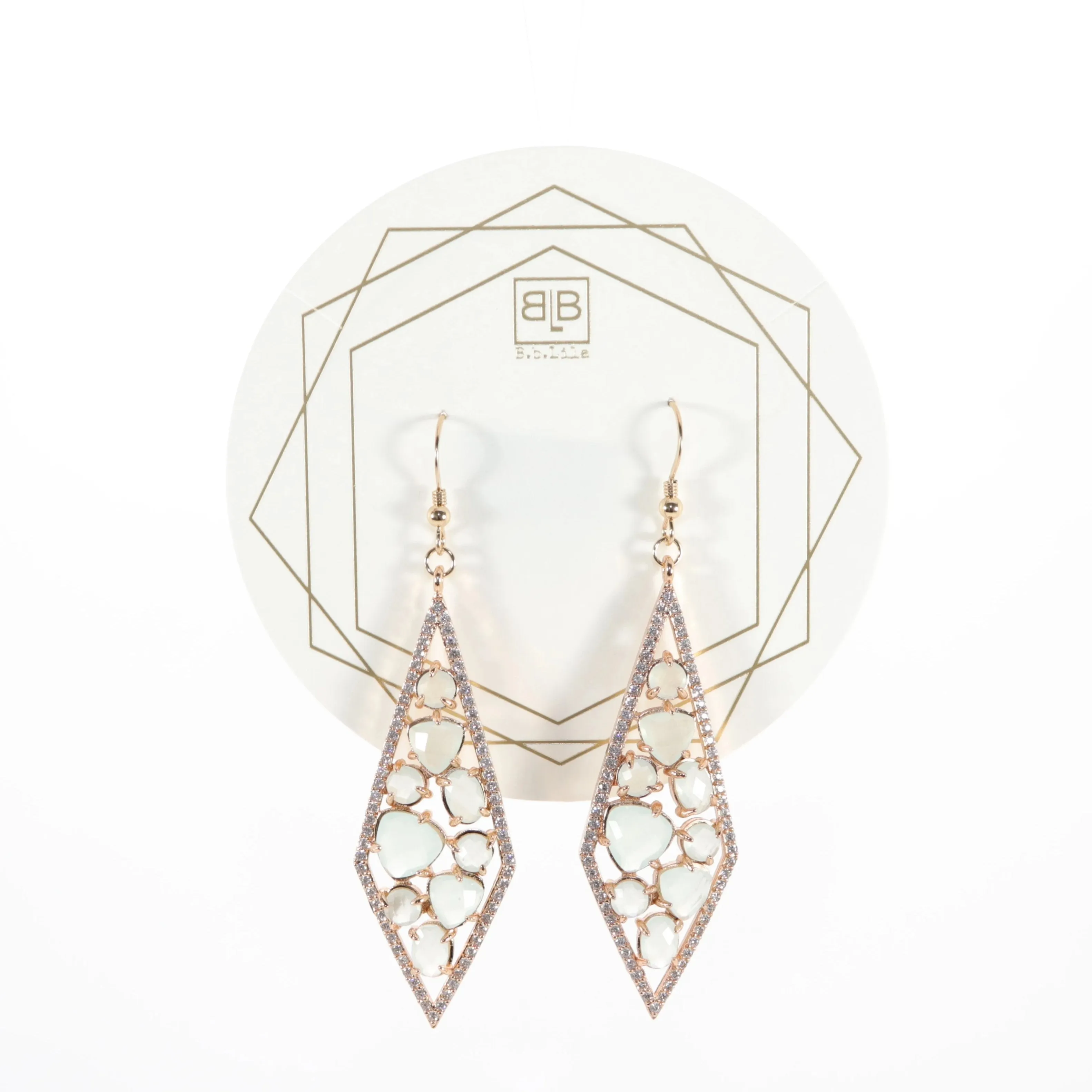 Sorcerer's Stone Earrings - Jade