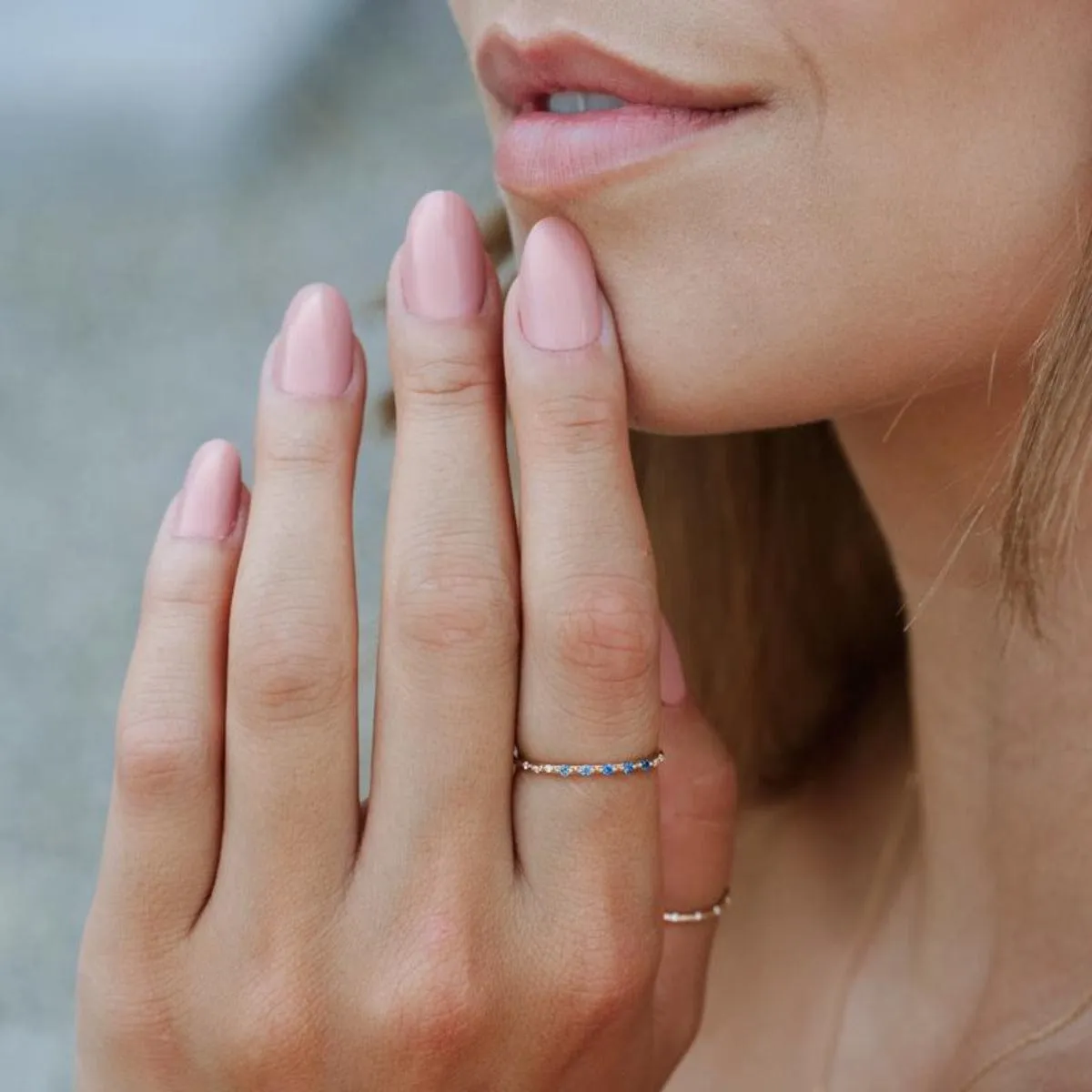 Starry Sapphire Ombré Band