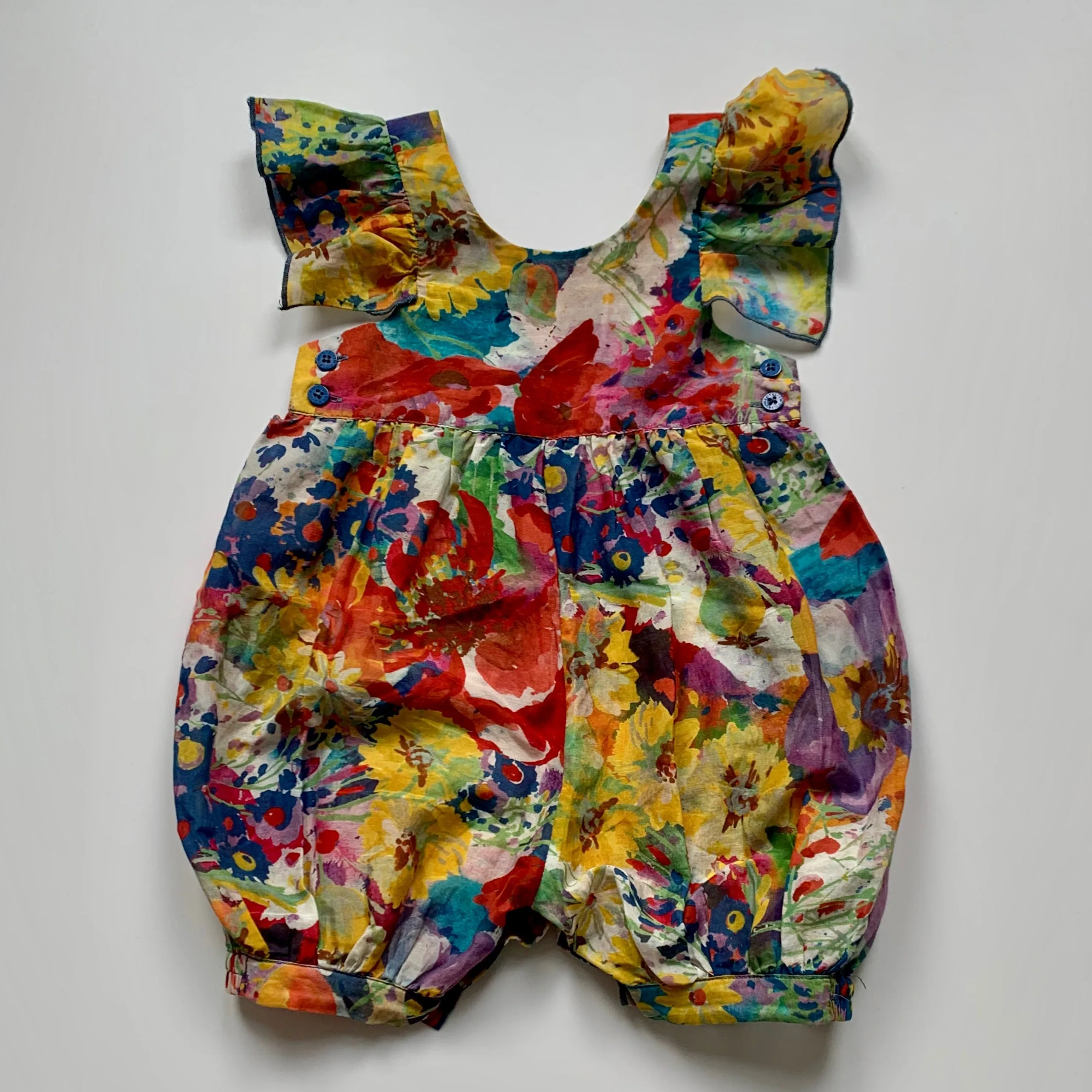 Stella McCartney Floral Print Romper: 3 Months