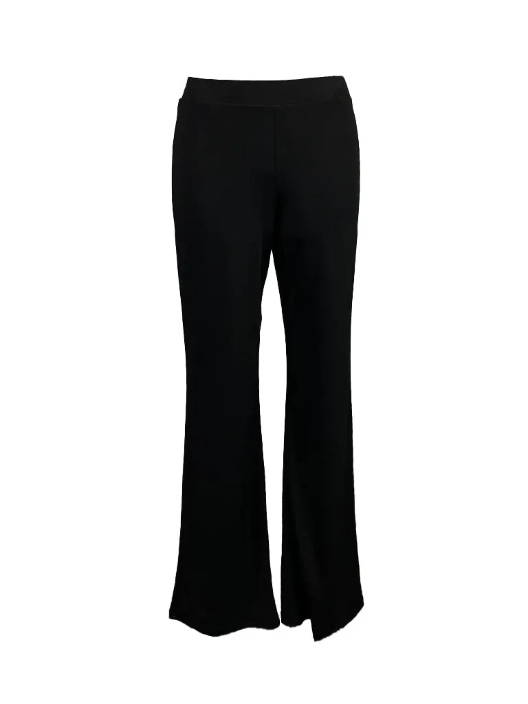 Straight Leg Pant · Black