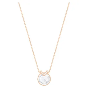 Swarovski Bella V Pendant Necklace, White, Rose gold-tone -5535528