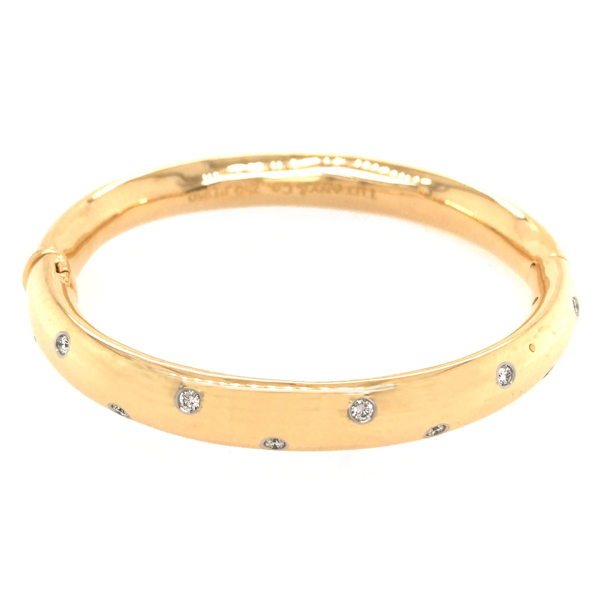 Tiffany & Co. Etoile Diamond Vintage Bangle Bracelet