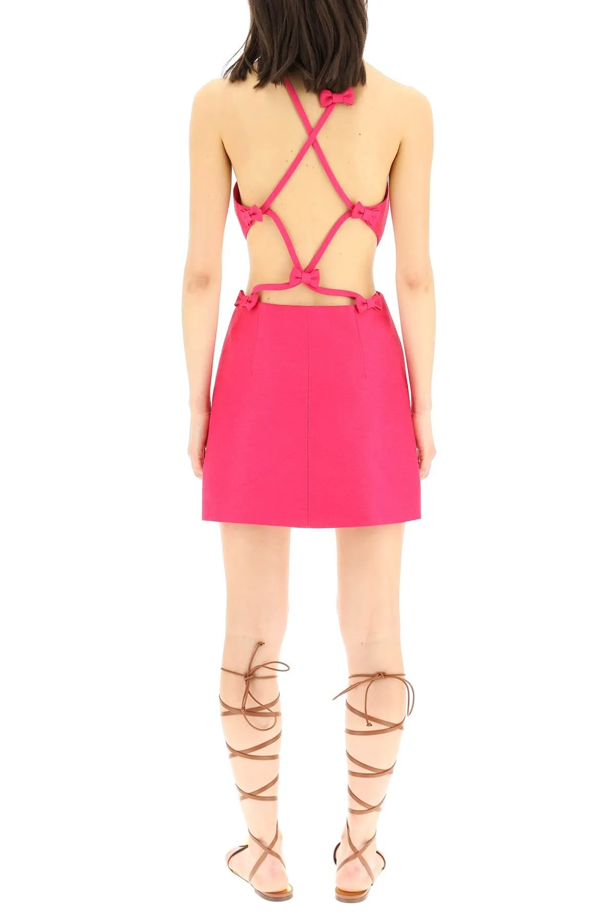 Valentino Cut-Out Sleeveless Mini Dress