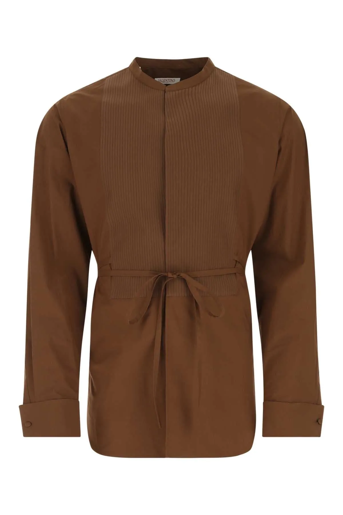 Valentino Tied Waist Long-Sleeved Shirt