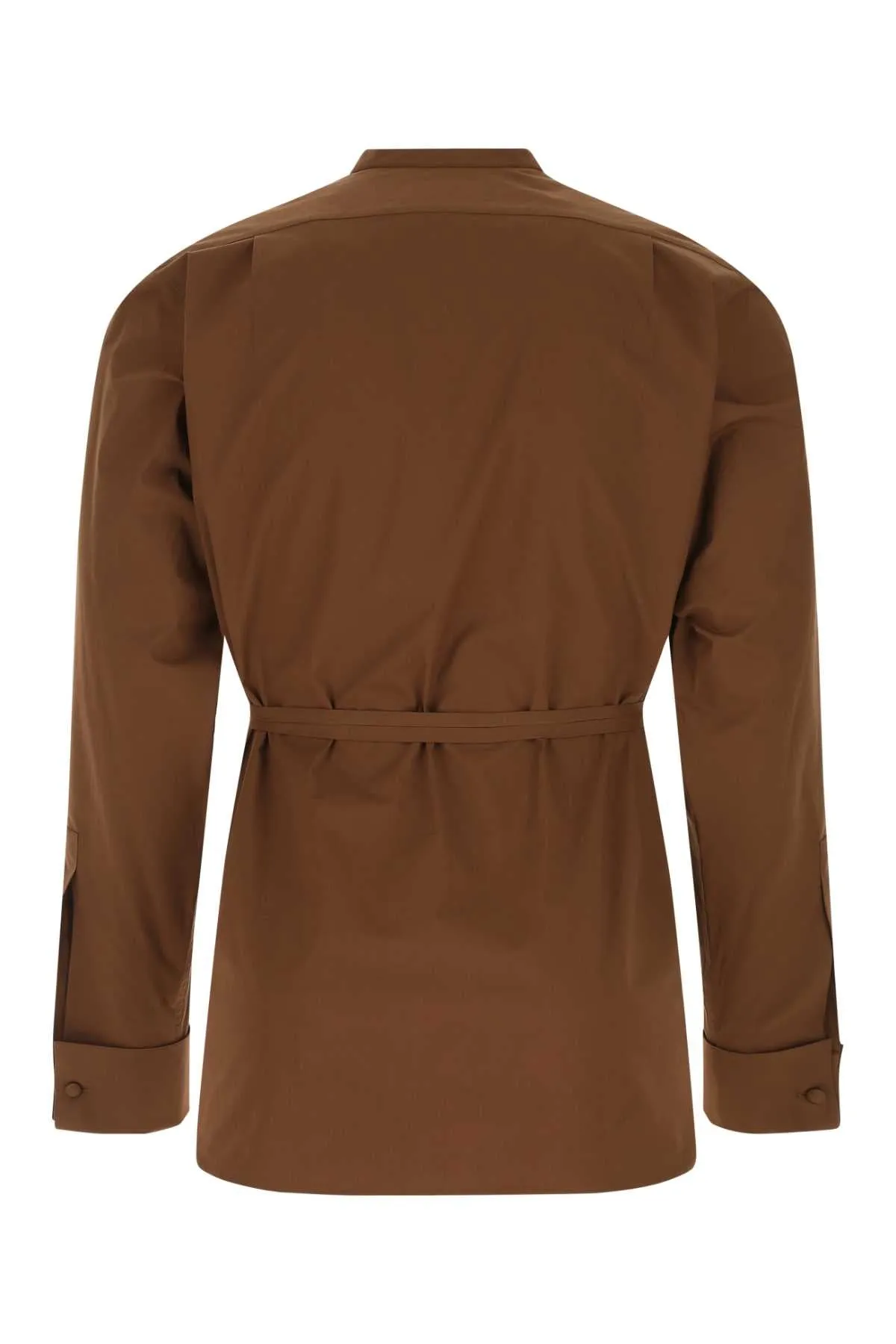 Valentino Tied Waist Long-Sleeved Shirt