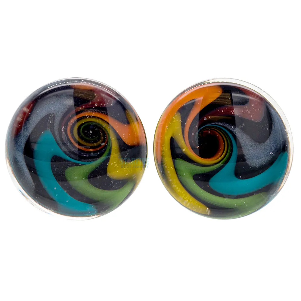 Wig Wag Glass Plugs