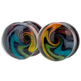 Wig Wag Glass Plugs